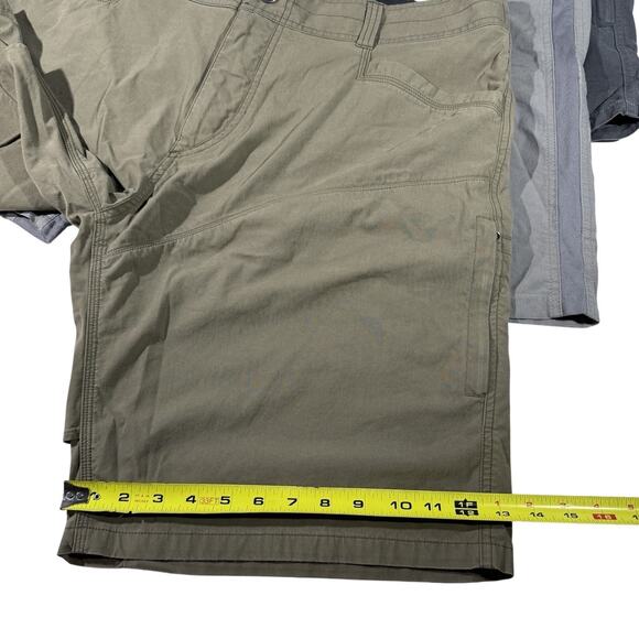 KUHL Men’s Shorts Lot 3 Pair Size 40 Radikl Khaki Gray Dark Gray Outdoor Hiking - Picture 11 of 15